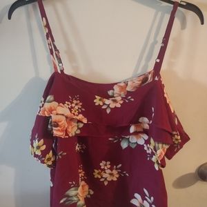 Cold shoulder top